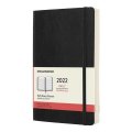 neuveden: Moleskine Diář 2022 černý L, denní, měkký