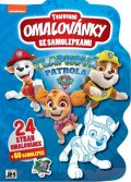 neuveden: Tlapková patrola - Tvarované omalovánky se samolepkami