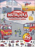 neuveden: Metalická samolepková knížka Hasiči