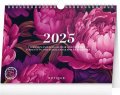 neuveden: Kalendář 2025 stolní: Pivoňky, 30 × 21 cm