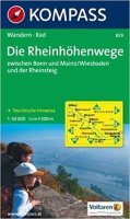 neuveden: Die Rheinhöhenwege 829 / 1:50T KOM