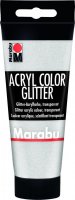neuveden: Marabu Acryl Color akrylová barva - stříbrná glitr 100 ml