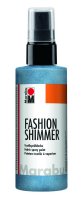 neuveden: Marabu Fashion Shimmer na tmavý textil třpytivý - nebesky modrý 100 ml