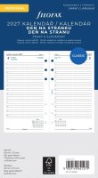 : Kalendářní náplň do diáře FILOFAX 2027, osobní, denní, linky, CZ/SK