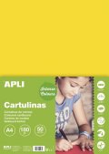 neuveden: Barevný papír A4 170 g - žlutý 50 ks