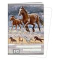neuveden: Sešit A5, 10 listů, typ 512 Wild horses