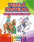 : Konici a jednorožci/Koníky a Jednorožce - Veselá pastelka