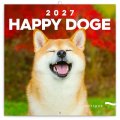 : Kalendář 2027 poznámkový: Happy Doge, 30 x 30 cm