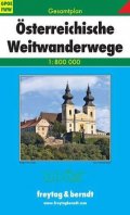 neuveden: GPOEFWW Österreichische Wei Gesamtplan 1:800 000 / turistická mapa