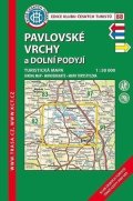 neuveden: Pavlovské vrchy a Dolní Podyjí 1:50 000/KČT 88 Turistická mapa
