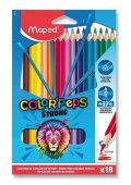 neuveden: Maped - Bezdřevé pastelky Color´Peps Strong 18 ks