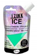 neuveden: Průsvitná gelová barva IZINK Ice - tyrkysová 80 ml