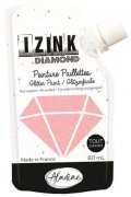 neuveden: Diamantová barva IZINK Diamond - pudrová růžová, 80 ml