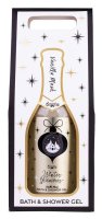 : Sprchový gel Winter Glamour Vanilka a pižmo 180ml – lahev ve tvaru sektu