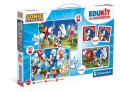 neuveden: Edukit Sonic 4v1 (pexeso, 48 + 30 puzzle, 6 kostek)