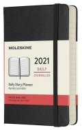 neuveden: Moleskine Diář 2021 černý S, denní, tvrdý