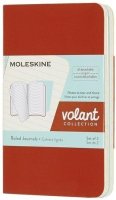 neuveden: Moleskine: Volant zápisníky linkovaný oranžový modrý XS