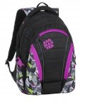 neuveden: Bagmaster Studentský batoh BAG 9 B PURPLE/GREEN/BLACK