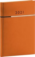 neuveden: Diář 2021: Tomy - oranžovočerný - týdenní, 15 × 21 cm