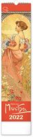 neuveden: Kalendář 2022 nástěnný: Alfons Mucha, 12 × 48 cm