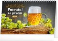 neuveden: Kalendář 2024 stolní: Putování za pivem, 23,1 × 14,5 cm