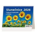 neuveden: Kalendář stolní 2026 - Slunečnice