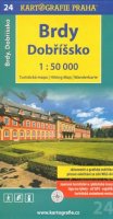 neuveden: 1: 50T (24)-Brdy, Dobříšsko (turistická mapa)