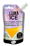 neuveden: Průsvitná gelová barva IZINK Ice - žlutá 80 ml