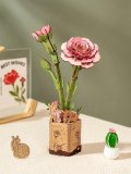 neuveden: NiXiM Dřevěné 3D puzzle/Růžový karafiát