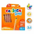 neuveden: Carioca multifunkční voskovky 3v1 Baby - 10 ks