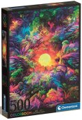 neuveden: Puzzle Psychedelic Jungle Sunrise 500 dílků