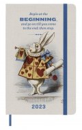 neuveden: Moleskine Alenka v říši divů plánovací zápisník 2023 Rabbit L
