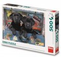 neuveden: Puzzle Štěňata v kufru 500 dílků