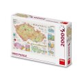neuveden: Puzzle Mapy České republiky 2000 dílků
