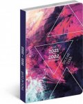 neuveden: Školní diář Abstrakt (září 2021 - prosinec 2022), 9,8 × 14,5 cm