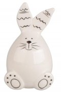 neuveden: Zajíc s tlapkami z keramiky na postavení 6 x 10 cm