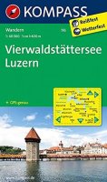 neuveden: Vierwaldstättersee, Luzern 1:40 000 / turistická mapa KOMPASS 116