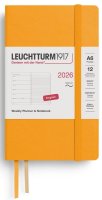 neuveden: Weekly Planner & Notebook 2026 Pocket (A6) Rising Sun