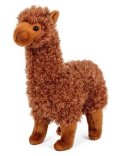 neuveden: Lama Alpaka plyš hnědá 30 cm