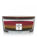 neuveden: WoodWick Hearthside svíčka loď Trilogy 609g
