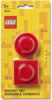 neuveden: Magnetky LEGO set - červené 2 ks