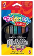 neuveden: Coloino Metalické popisovače 6 barev