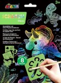 neuveden: Škrabací obrázky podle šablony - Dinosauři