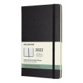 neuveden: Moleskine Horizontální diář 2022 černý L, týdenní, tvrdý