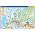 neuveden: Evropa - školní fyzická nástěnná mapa, 136x96 cm/1:5 mil.