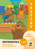 neuveden: Testíky pro čtvrťáky – matematika, 1. díl (barevný pracovní sešit)