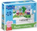 neuveden: Oboustranné puzzle Prasátko Peppa: Piknik 60 dílků