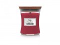neuveden: WoodWick Elderberry Bourbon svíčka váza 275g
