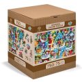 neuveden: Wooden City Puzzle Vánoční koule 750 dílků, dřevěné