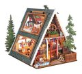 : 3D dřevěná skládačka Miniatura domečku Útulná lesní chata